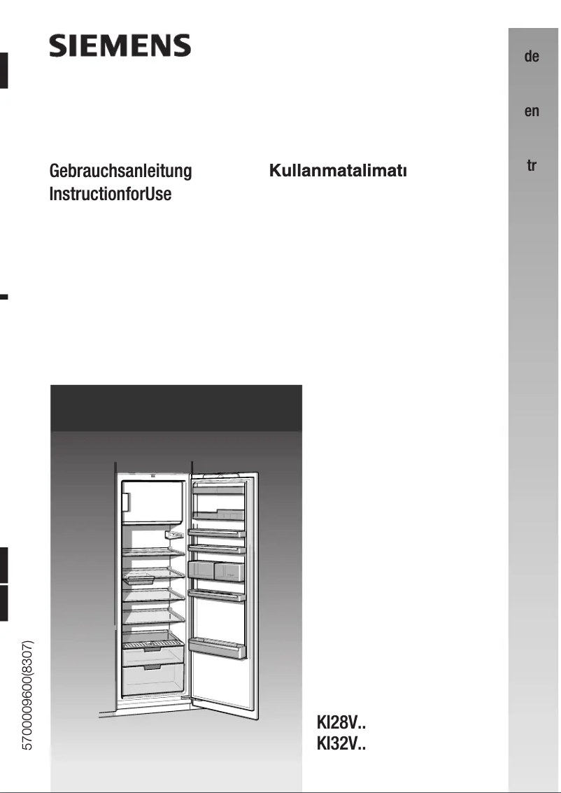 First page image of the manual for KI32V440NE