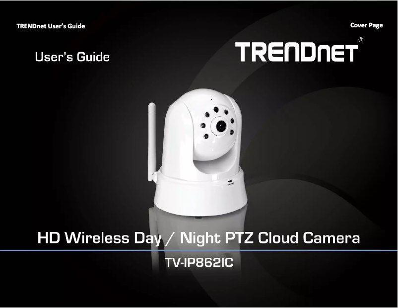 Page 1 of the manual User Manual TRENDnet TV-IP862IC