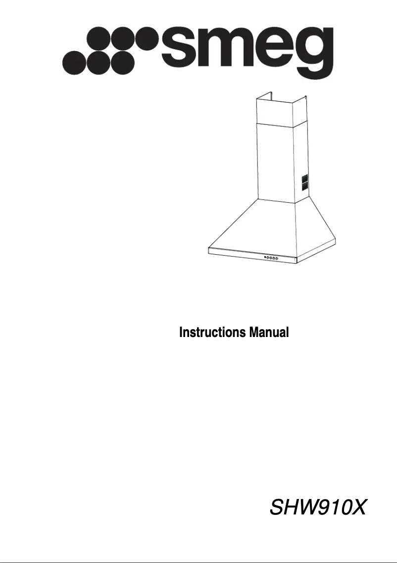 First page image of the manual for SHW910X