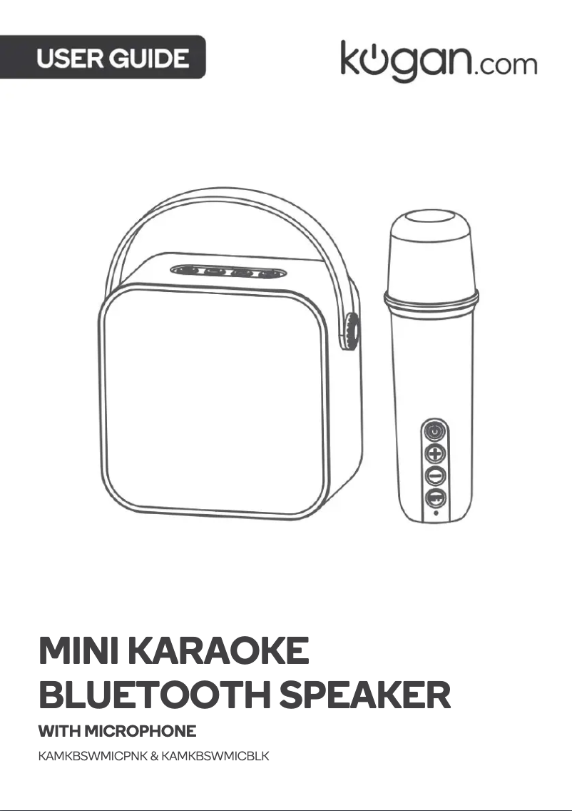 First page image of the manual for KAMKBSWMICPNK