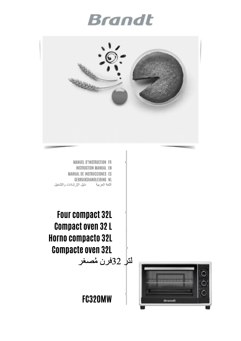 First page image of the manual for FC320MW