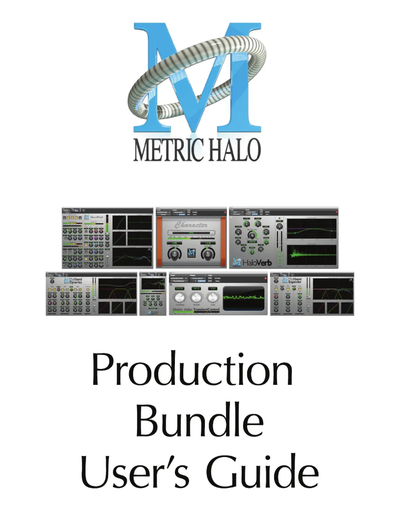 First page image of the manual for Production Bundle