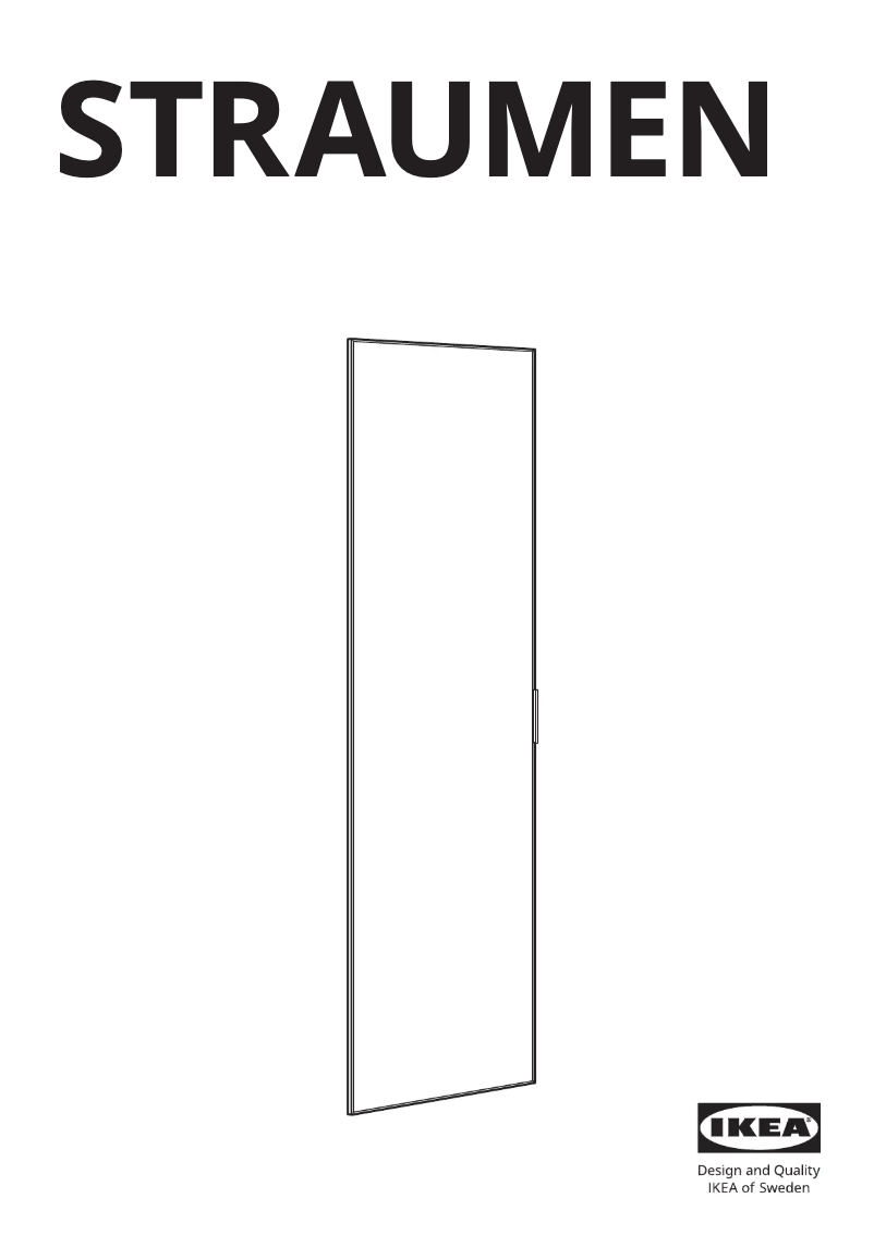 First page image of the manual for STRAUMEN 704.978.22