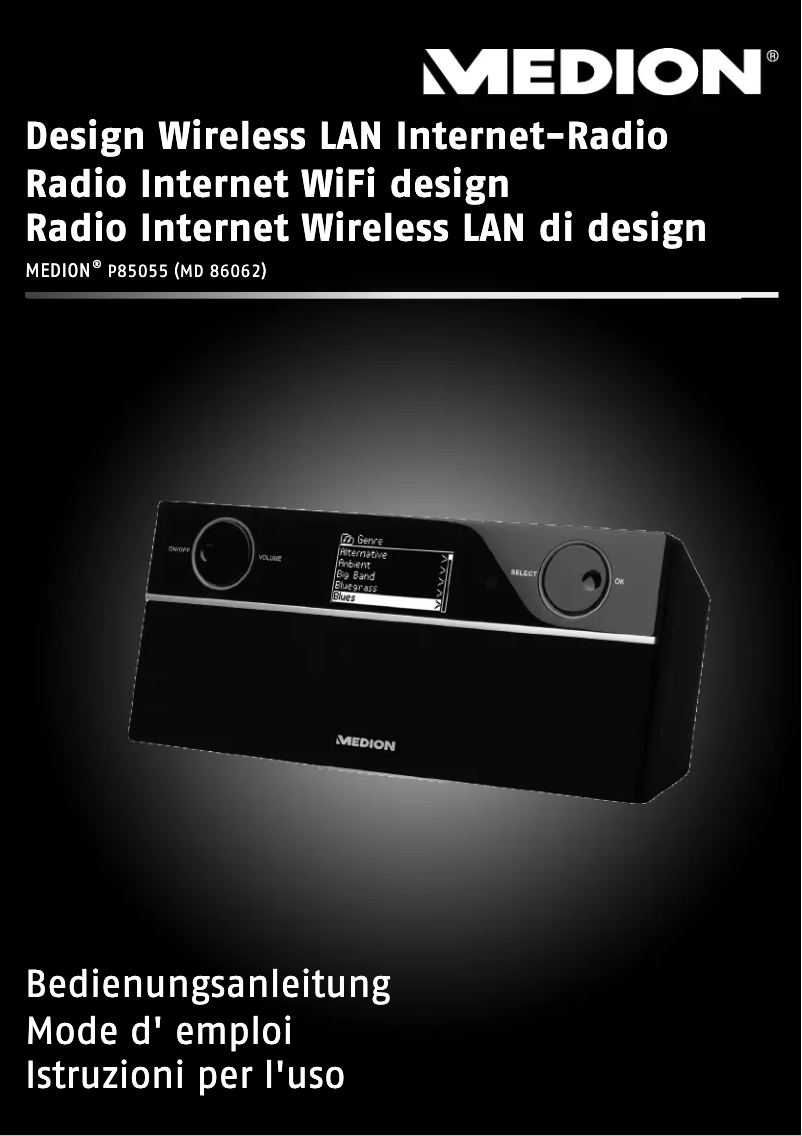 Page 1 de la notice Manuel utilisateur Medion P85055 (MD 86062)