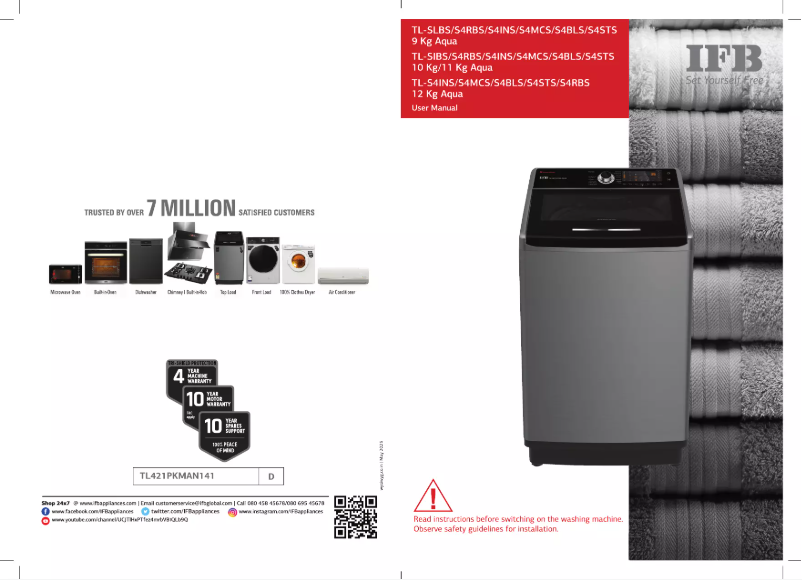 First page image of the manual for TL-S4BLS