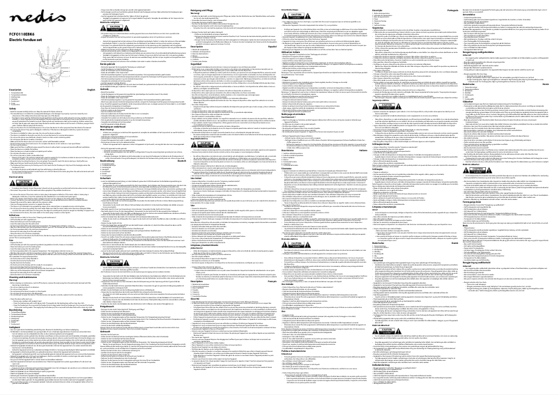 First page image of the manual for FCFO110EBK6