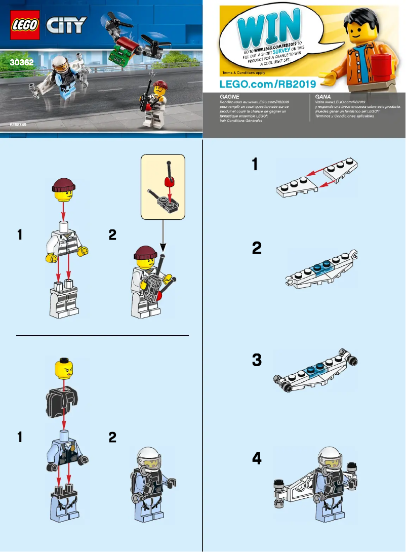 Page 1 of the manual User Manual Lego City 30362