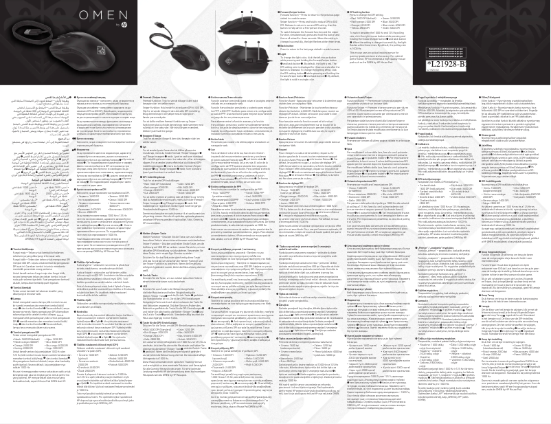 First page image of the manual for Omen Reactor