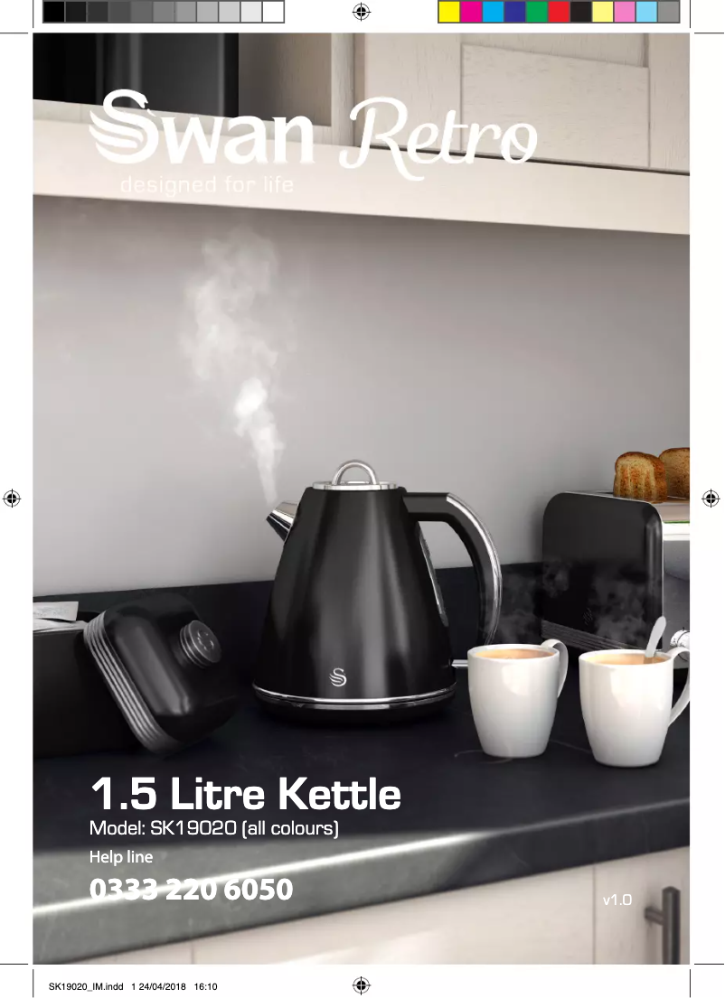 Page 1 de la notice Manuel utilisateur Swan Retro SK19020