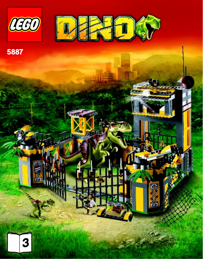 Page 1 of the manual User Manual Lego Dino 5887