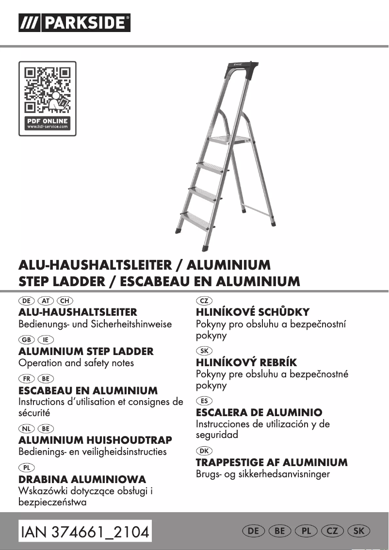 First page image of the manual for HG01613