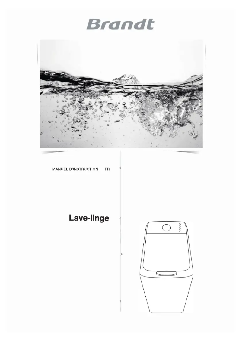 Page 1 of the manual User Manual Brandt BT16022