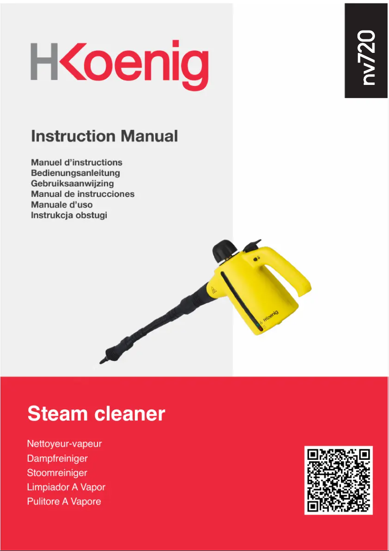 First page image of the manual for NV720