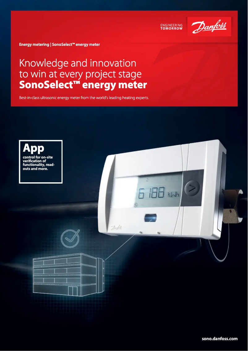 First page image of the manual for SonoRead 868