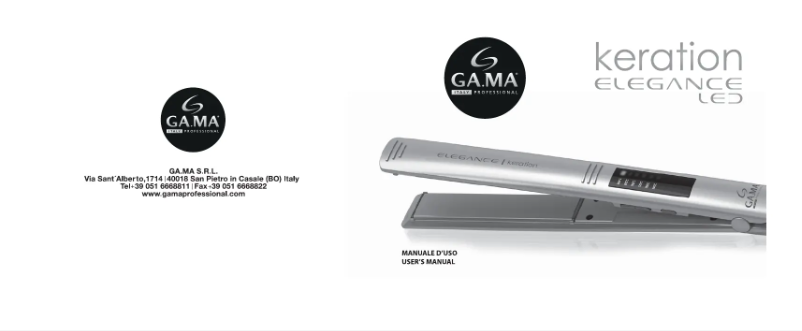 First page image of the manual for Keration Elegance LED