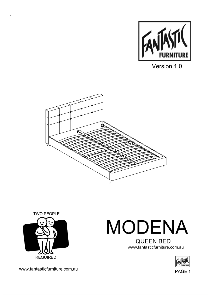 First page image of the manual for Modena
