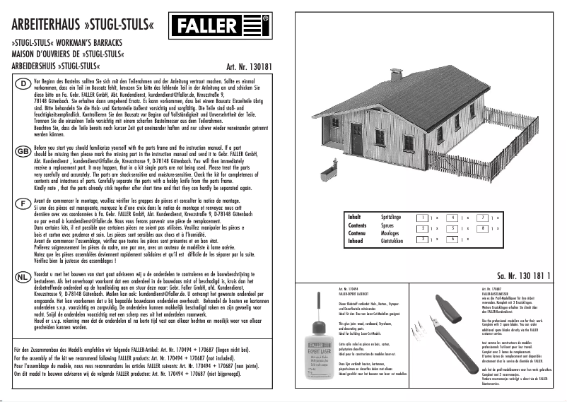 Page 1 of the manual User Manual Piko 130181