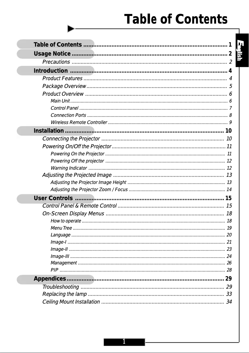 First page image of the manual for H57