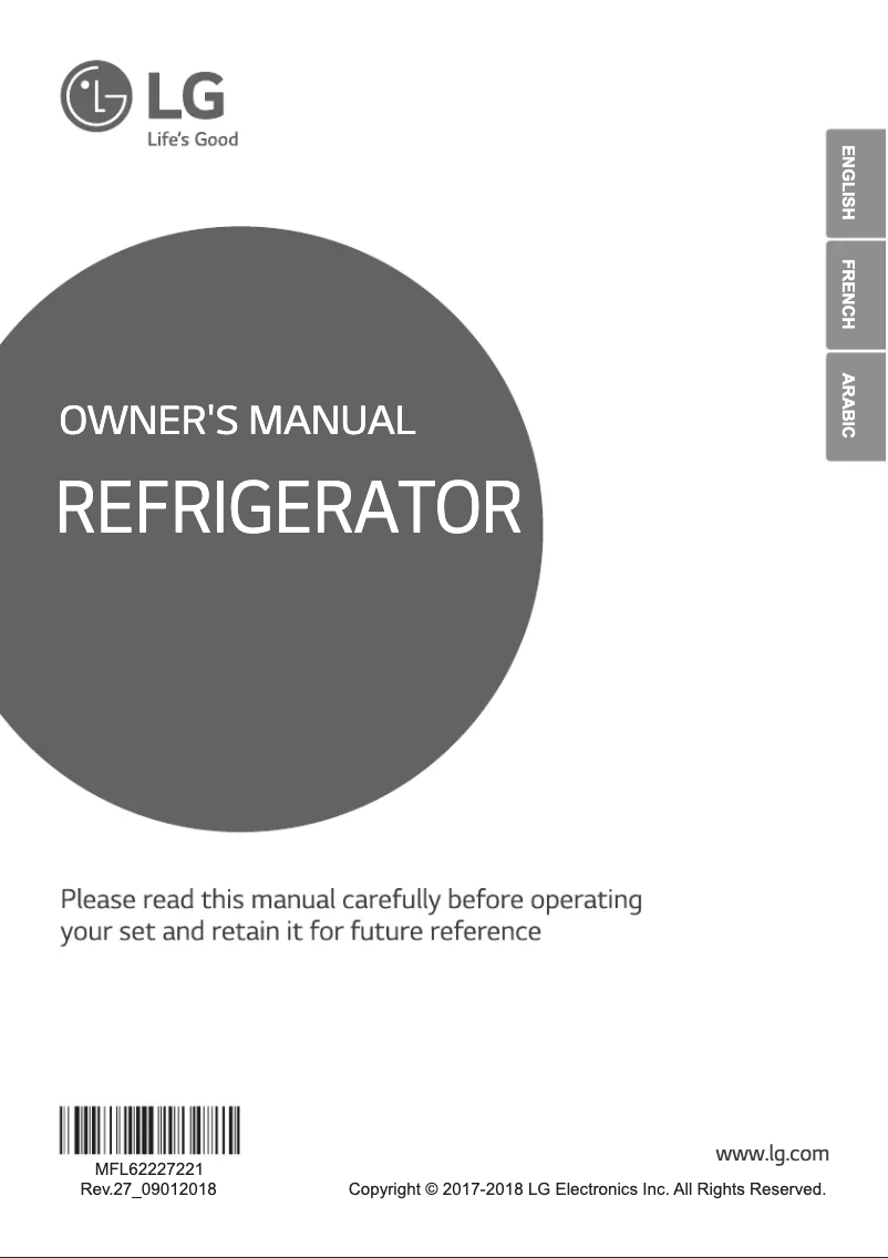 First page image of the manual for GL-N312RLBN