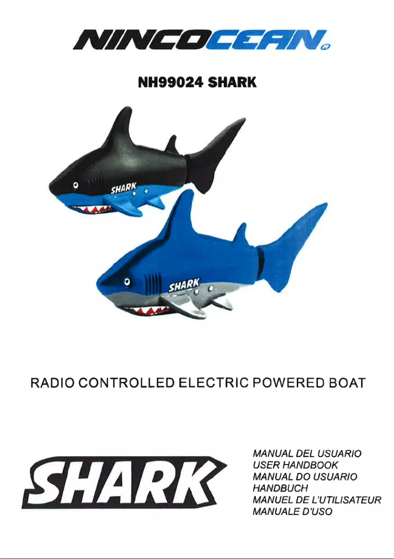 First page image of the manual for Shark NH99024