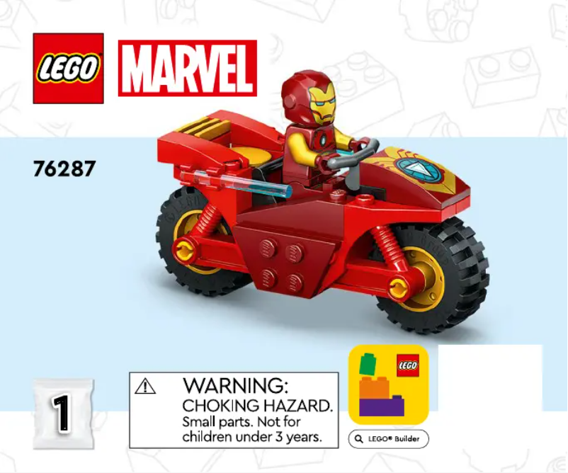 First page image of the manual for Marvel 76287