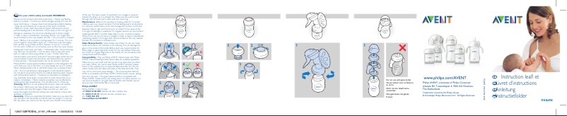 Page 1 of the manual User Manual Philips Avent SCD210