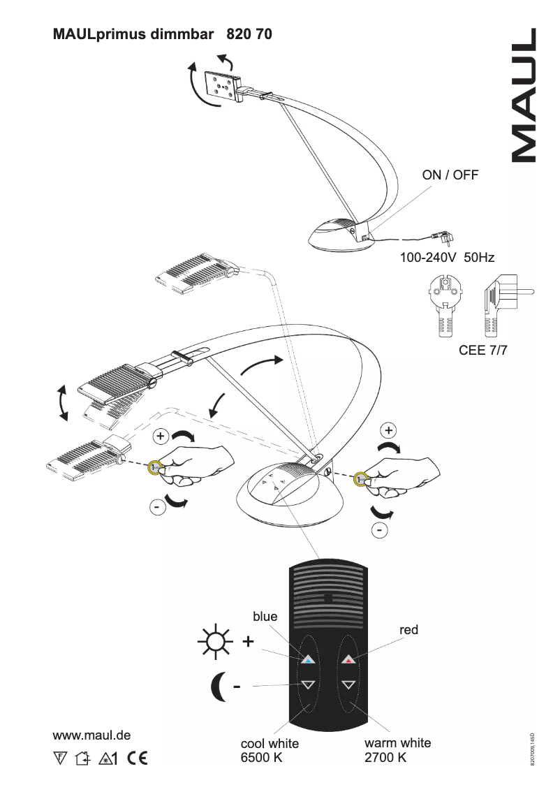 First page image of the manual for Primus