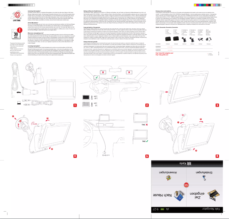Page 1 of the manual User Manual Falk Neo 620
