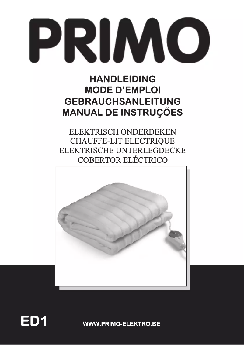 First page image of the manual for ED1