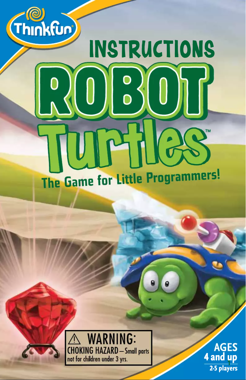 First page image of the manual for Robot Turtles