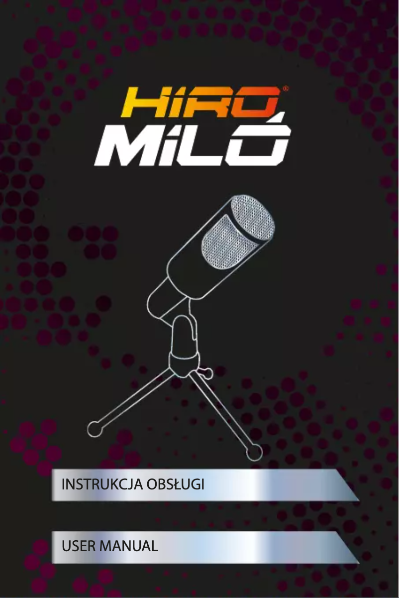 First page image of the manual for MILO