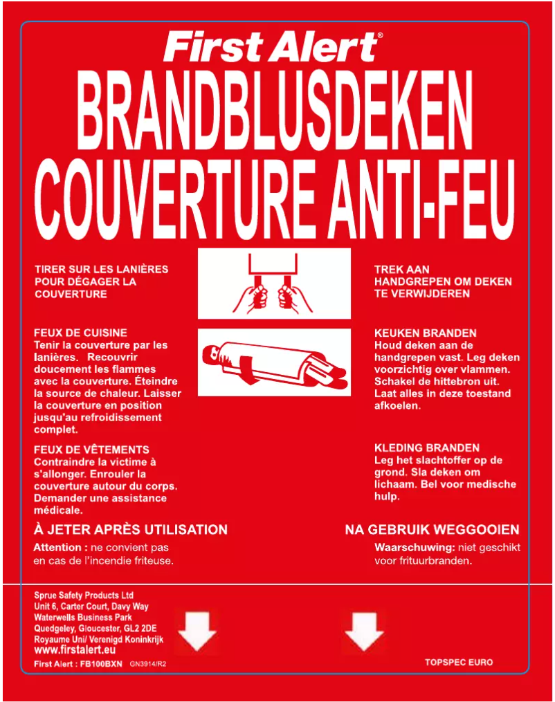 First page image of the manual for FB100BXN