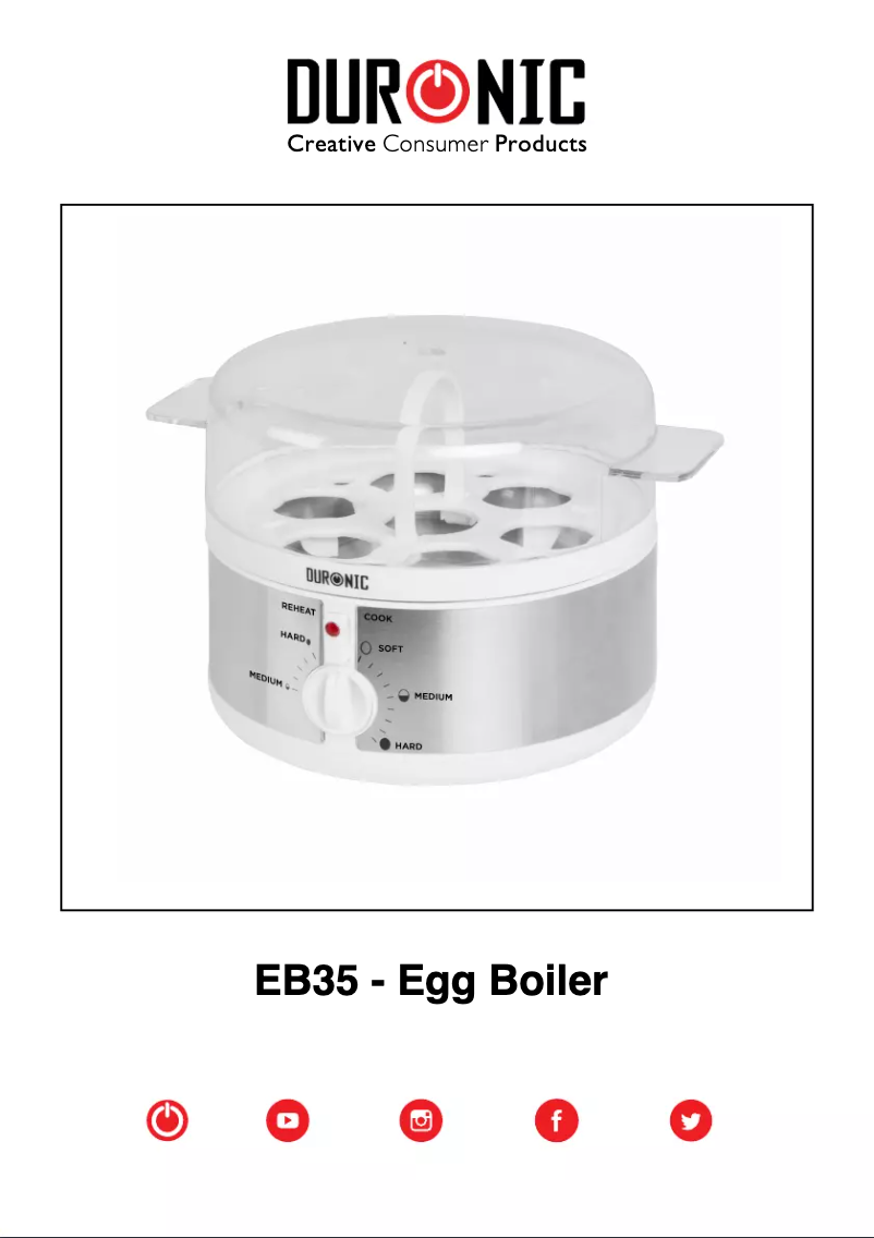 First page image of the manual for EB35