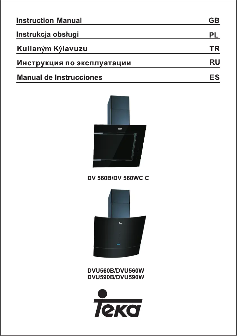 Page 1 of the manual User Manual Teka DVU 590