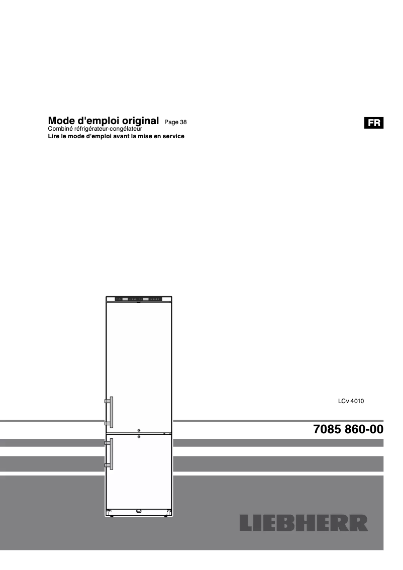 First page image of the manual for LCv 4010 MediLine