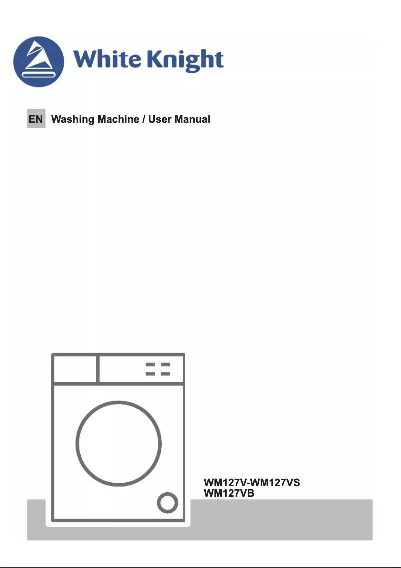 First page image of the manual for WM127VS