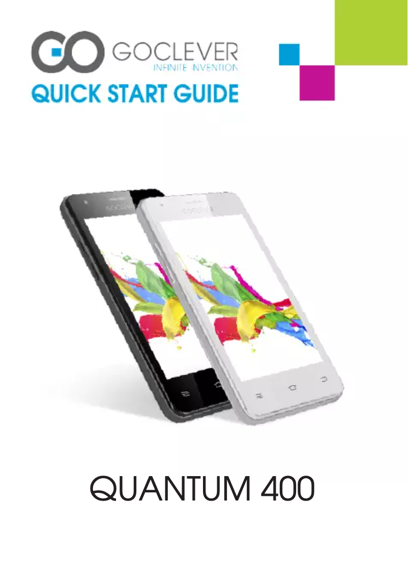 First page image of the manual for Quantum 400
