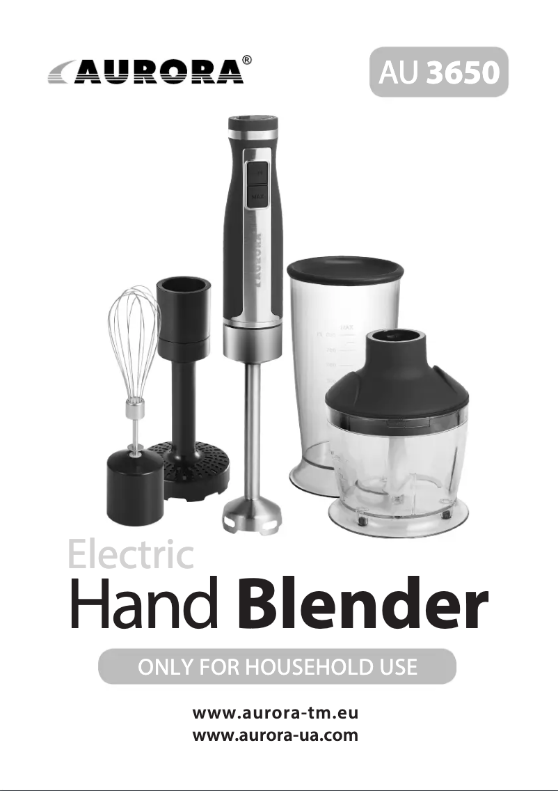 First page image of the manual for AU3650