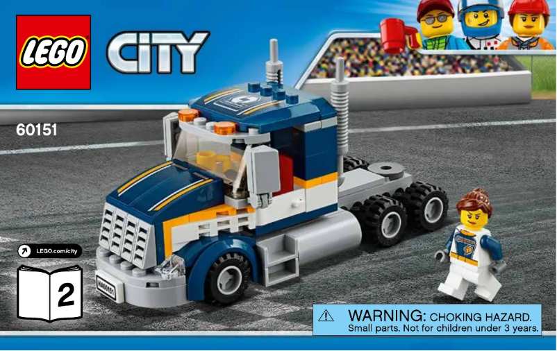 Page 1 of the manual Visual Instructions Lego City 60151