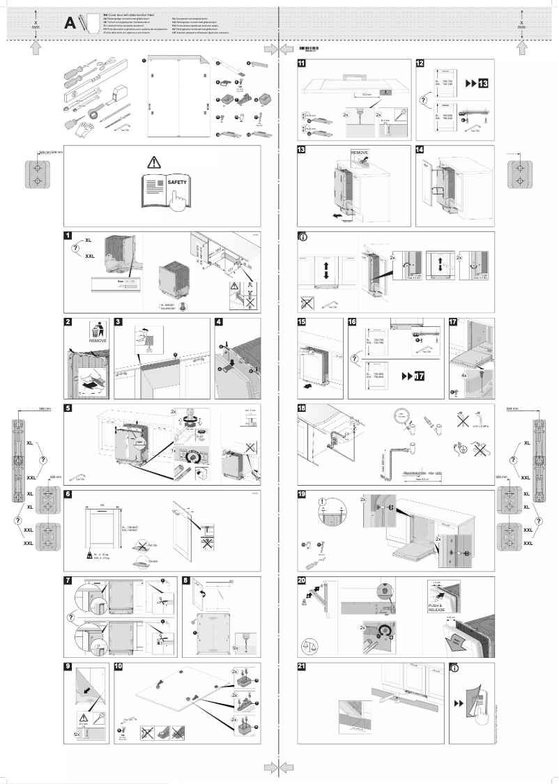 First page image of the manual for VA8213SLO