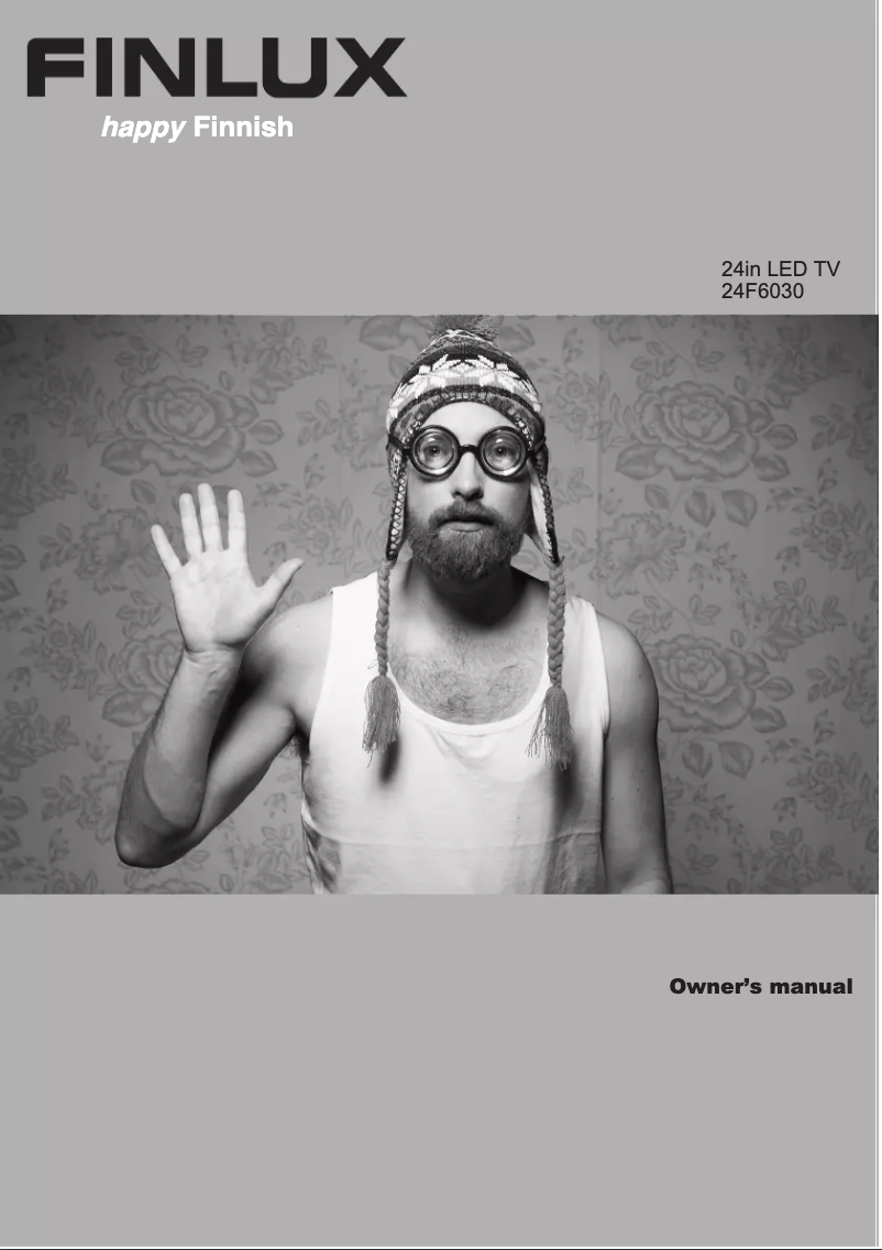 Page 1 of the manual User Manual Finlux 24F6030