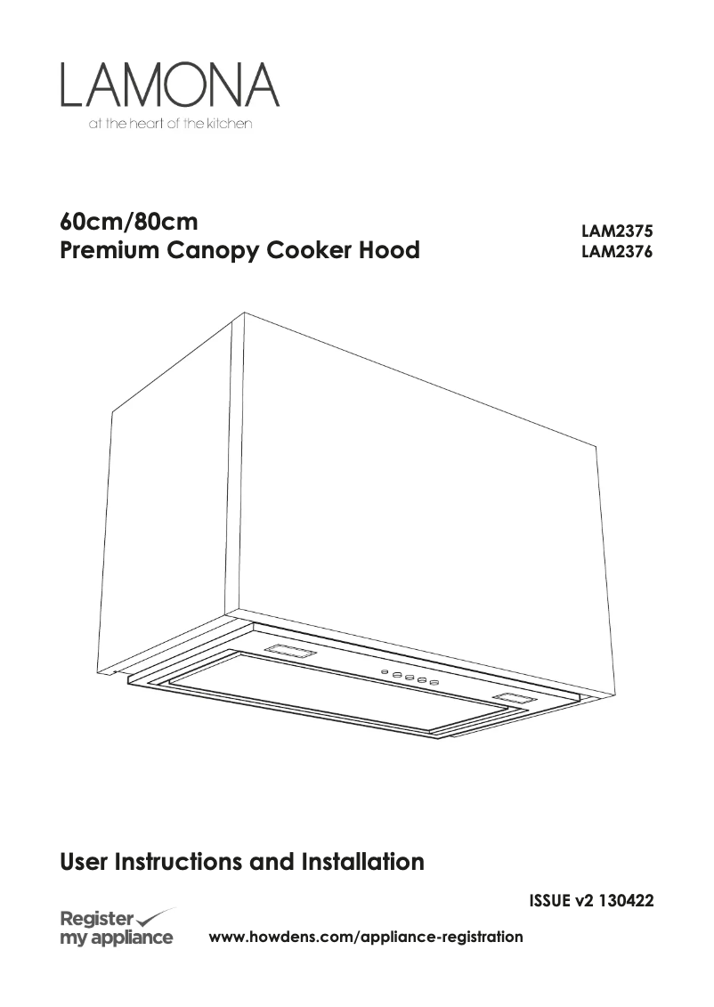 Page 1 de la notice Manuel utilisateur Lamona LAM2376