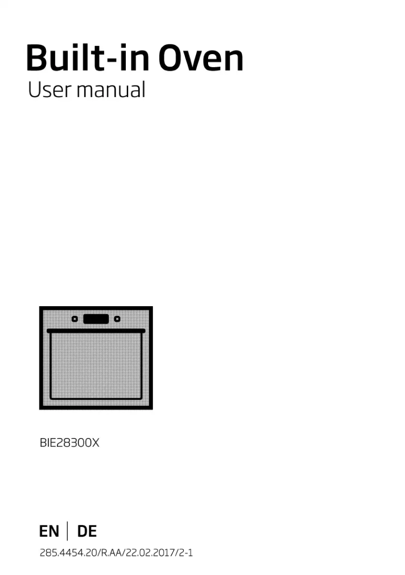Page 1 of the manual User Manual Beko BIE28300X
