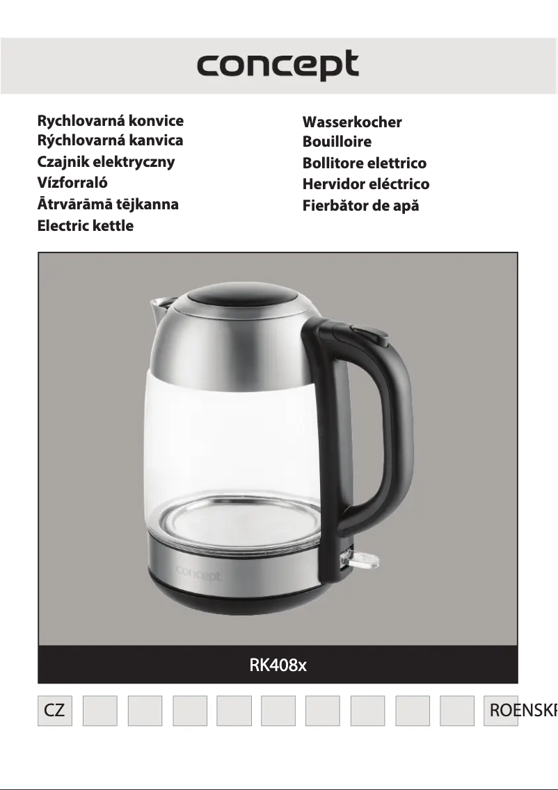 Page 1 of the manual User Manual Concept RK4081