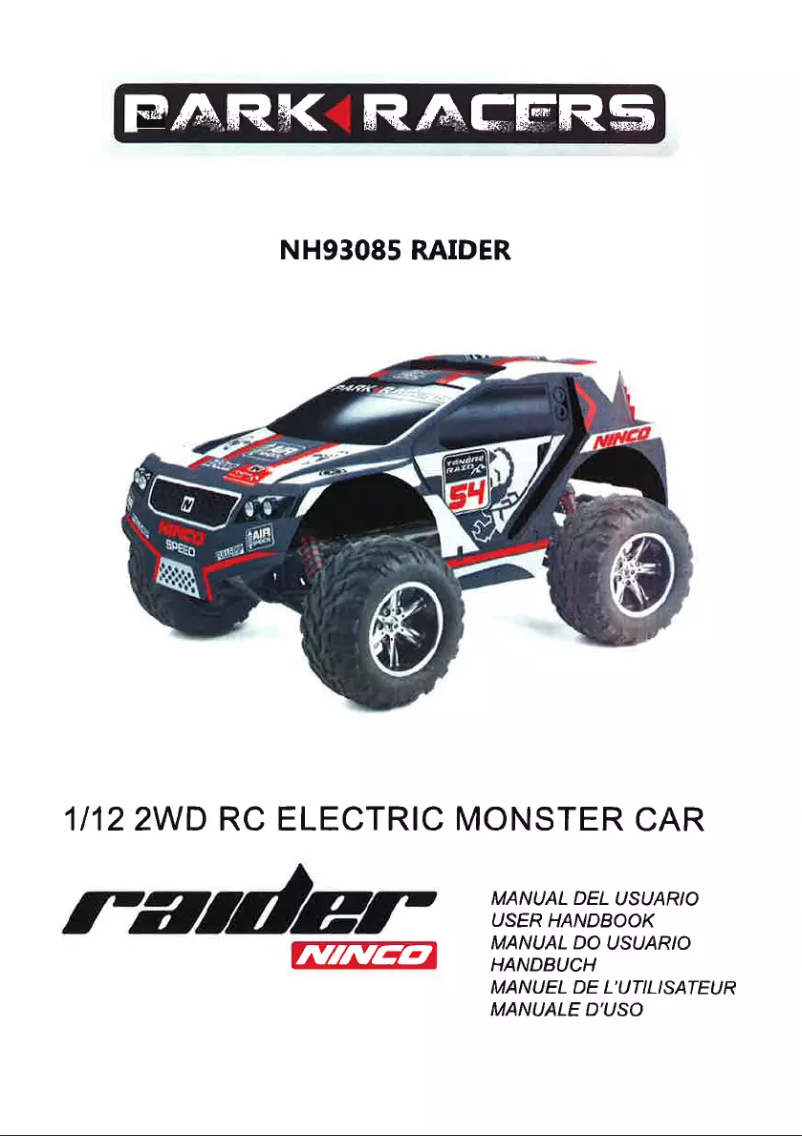 Page 1 of the manual User Manual NINCO Parkracer NNH93085