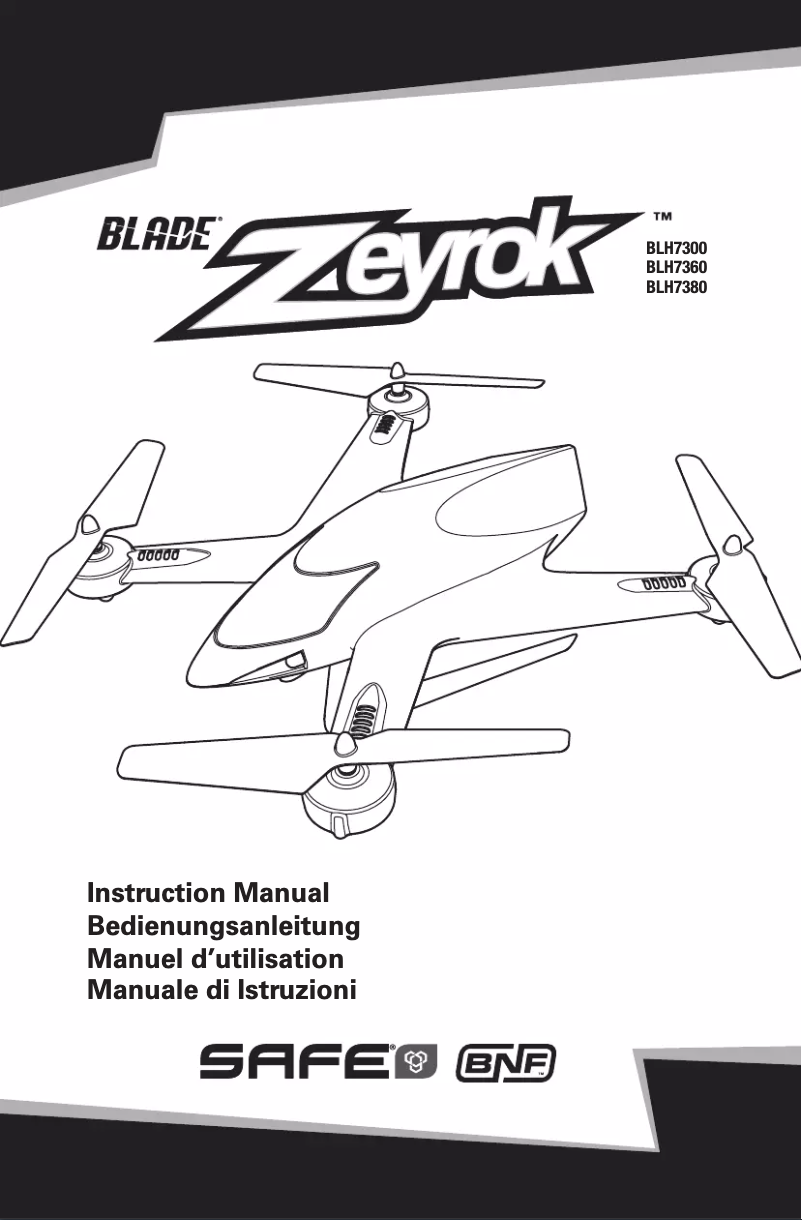 First page image of the manual for Zeyrok