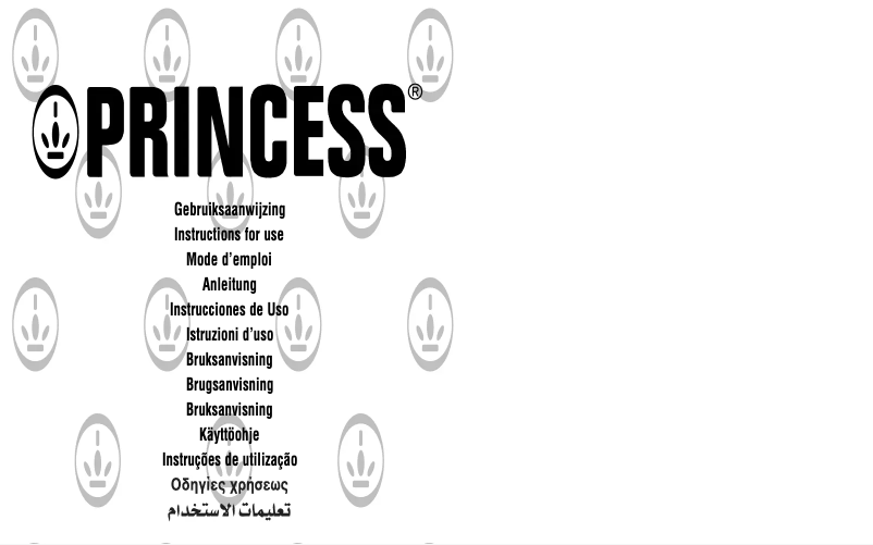 Page 1 of the manual User Manual Princess 322413