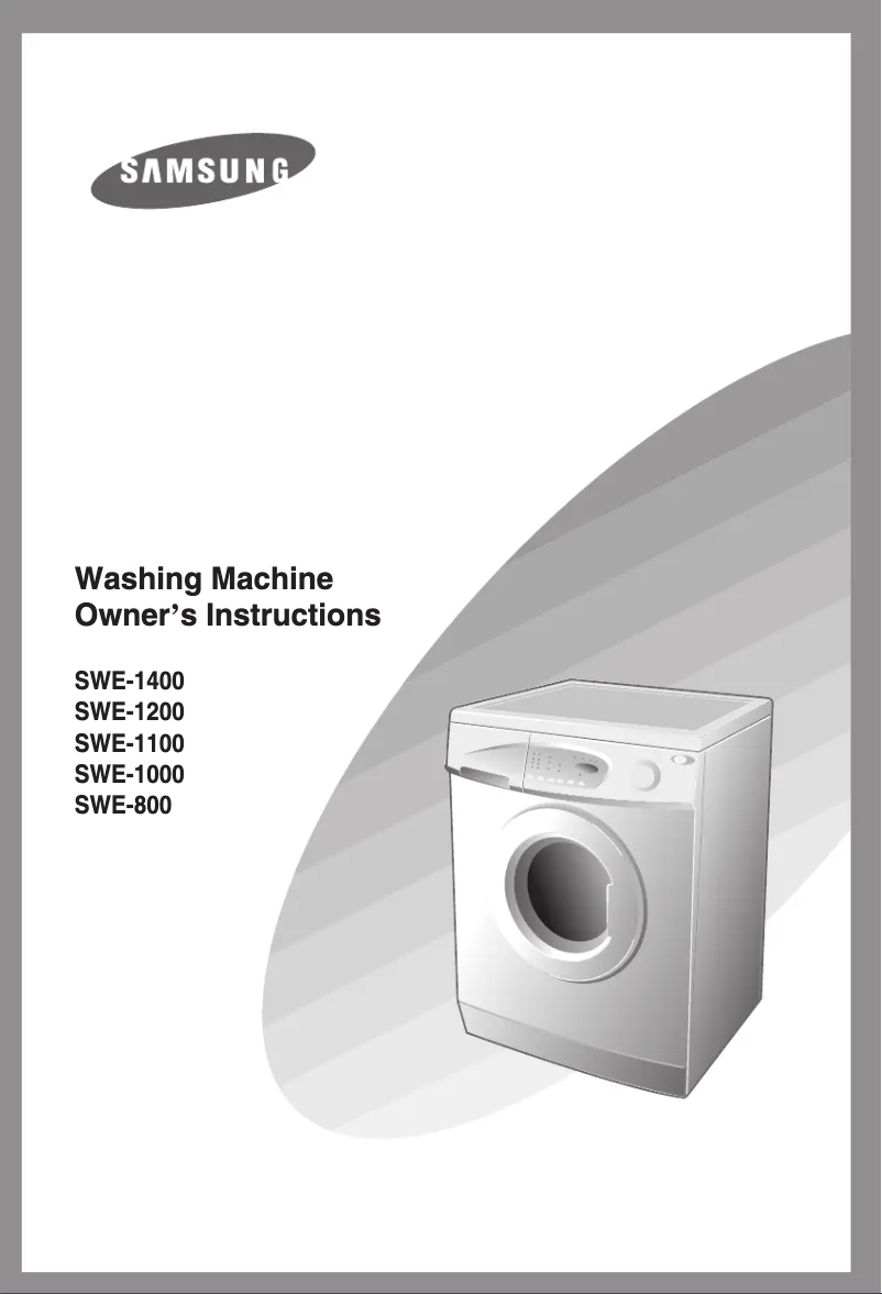 Page 1 of the manual User Manual Samsung Swe 1400