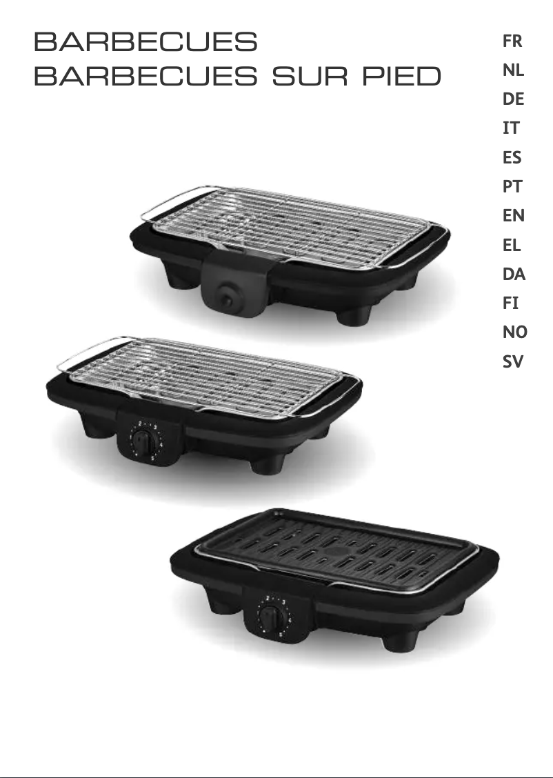 Page 1 of the manual User Manual Tefal EasyGrill BG90C8