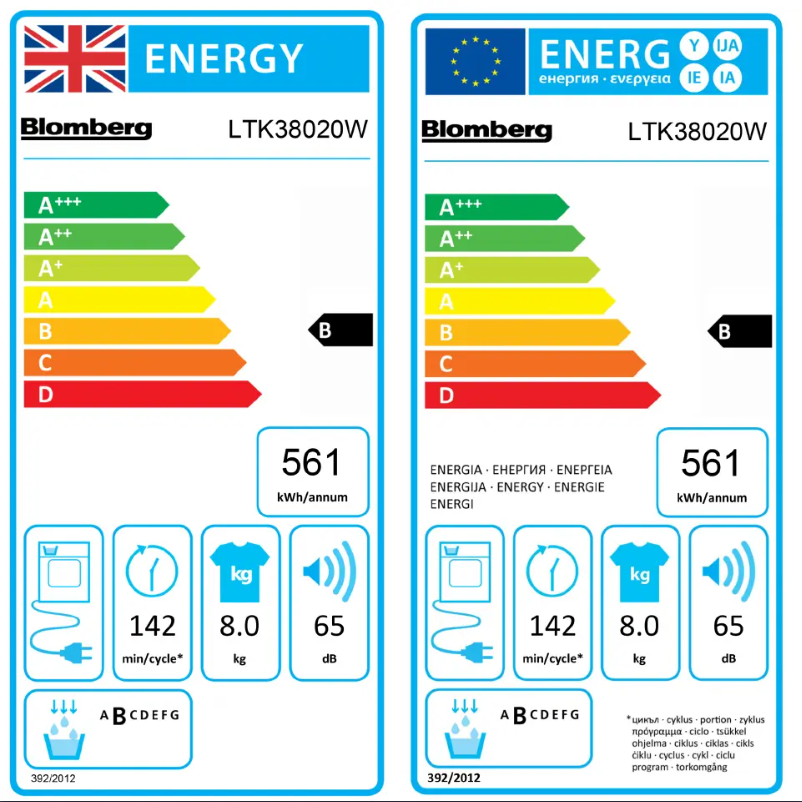 First page image of the manual for LTK38020W